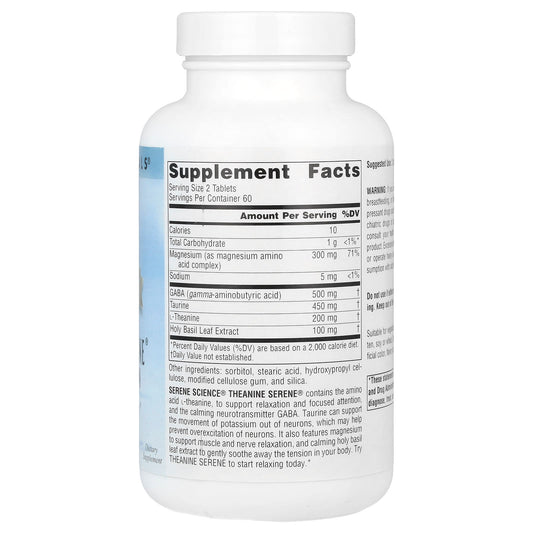 Source Naturals, Serene Science®, Theanine Serene® With Magnesium, 120 Tablets