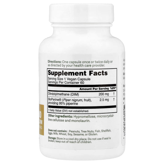 Dr. Murray's, DIM 200, 60 Vegan Capsules