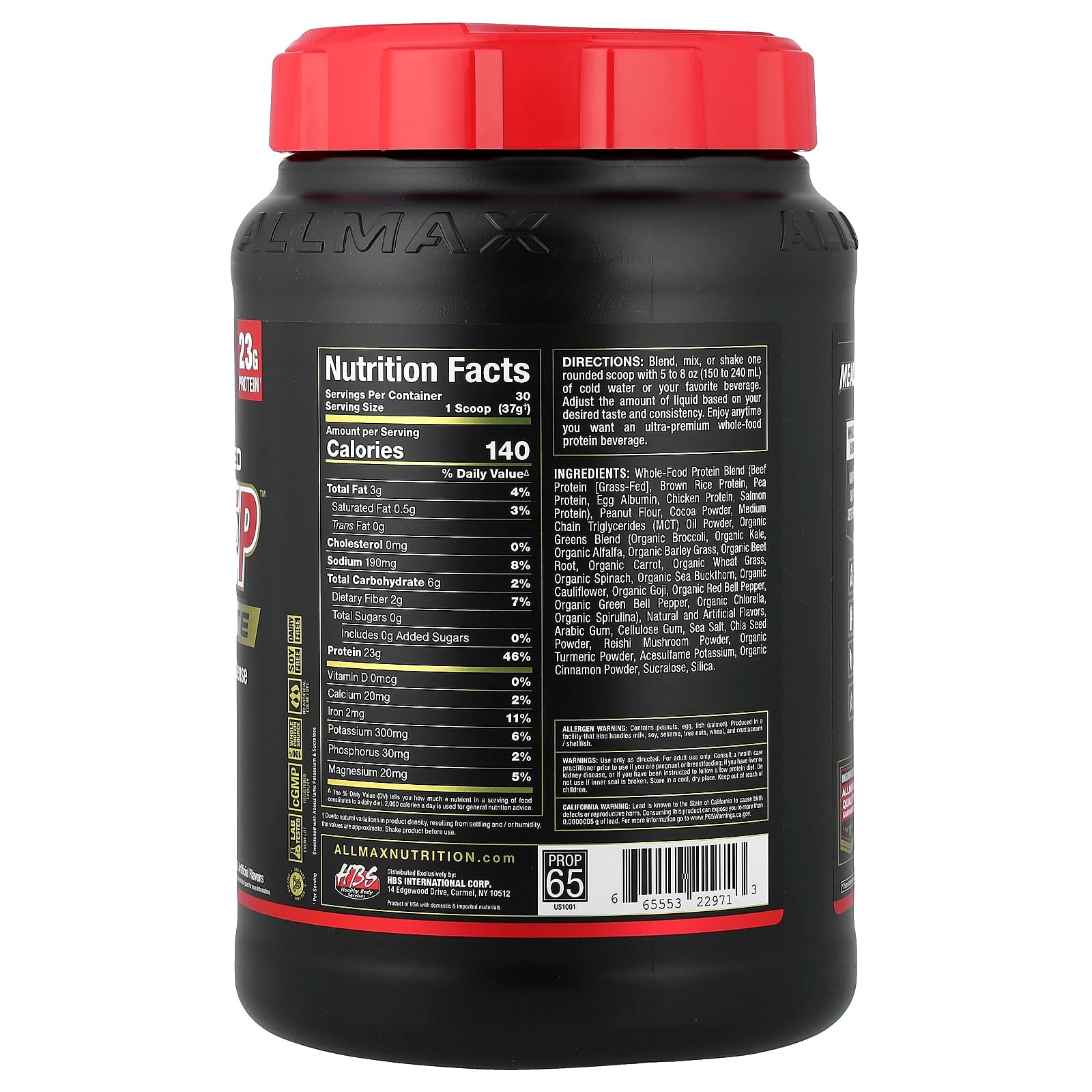 ALLMAX, Meal Prep™ Lite, Chocolate Peanut Butter, 2.43 lbs (38.8 oz)