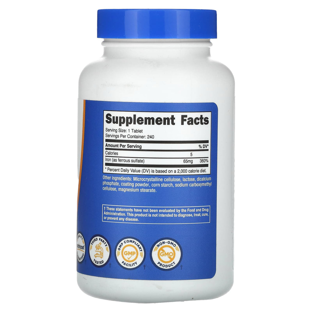 Nutricost Iron 240 Tablets