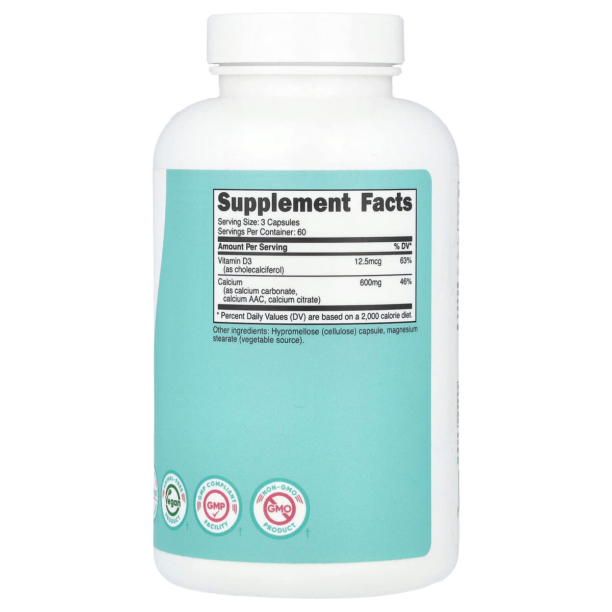 Nutricost, Women, Calcium + Vitamin D3, 180 Capsules