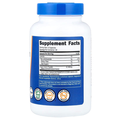 Nutricost Apple Pectin 700 mg per Capsule
