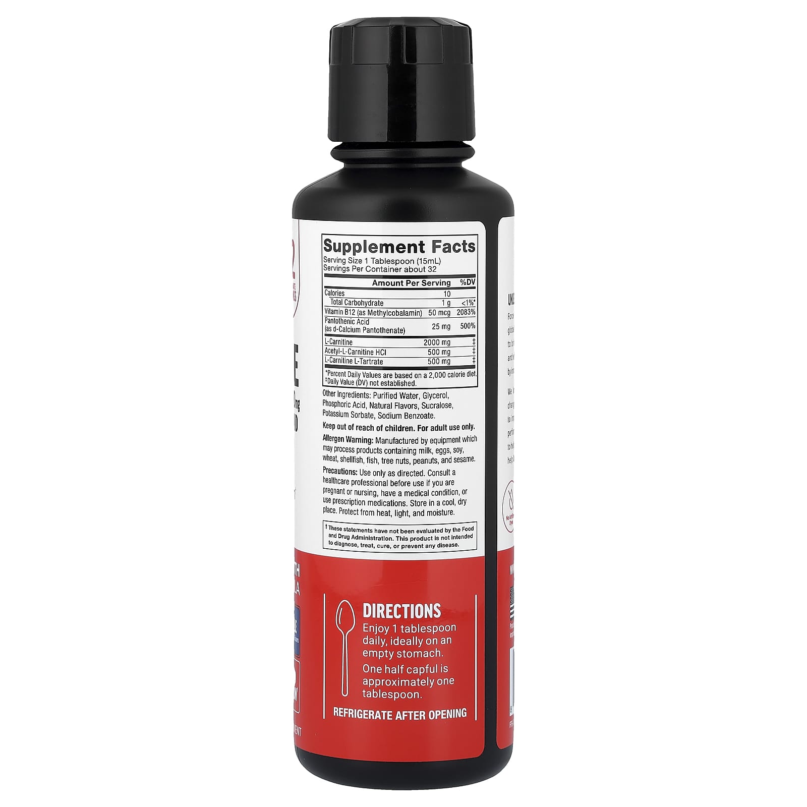 Force Factor, L-Carnitine Ultimate Liquid, Bombsicle, 473 ml (16 fl oz)