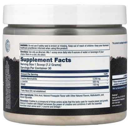Solaray Creatine + Shilajit 7.6 oz (216 g)