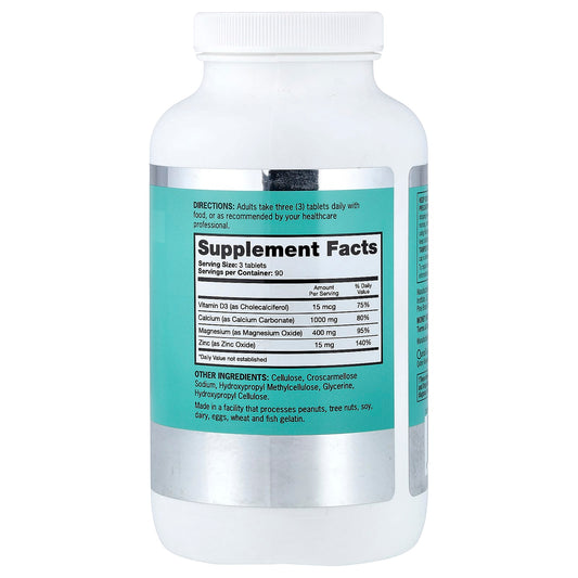 Qunol, Calcium, Magnesium, Zinc, 270 Tablets