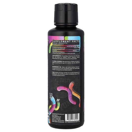 Nutrex Research, L-Carnitine 3000, Sour Gummy Worms, 465 ml (15.72 fl oz)