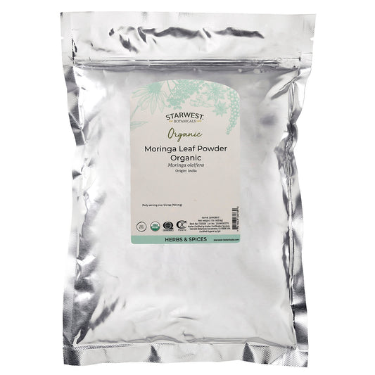 Starwest Botanicals, Organic Moringa Leaf Powder, 1 lb (453.6 g)