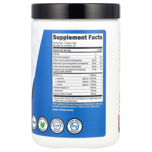 Nutricost, Performance, BCAA+, Blackberry Plum, 15.1 oz (423 g)