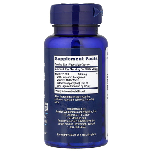 Life Extension Optimised Fucoidan with Maritech 926 60 Vegetarian Capsules