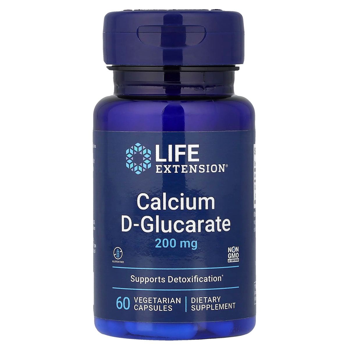 Life Extension, Calcium D-Glucarate, 200mg, 60 Vegetable Capsules