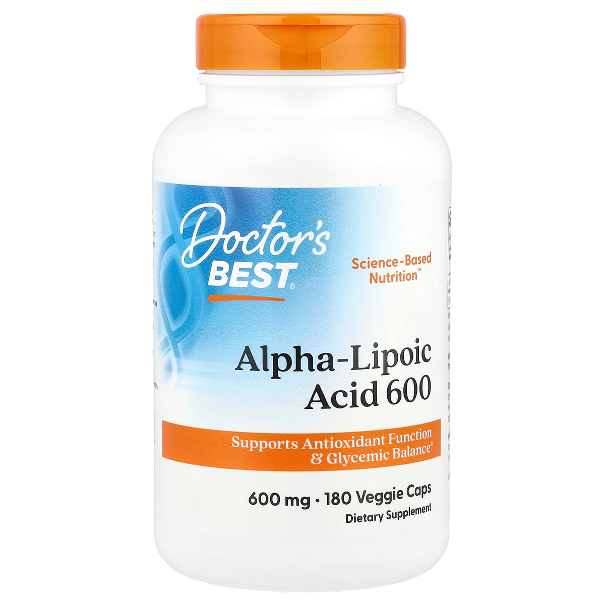 Doctor's Best Alpha-Lipoic Acid 600 600 mg 180 Caps