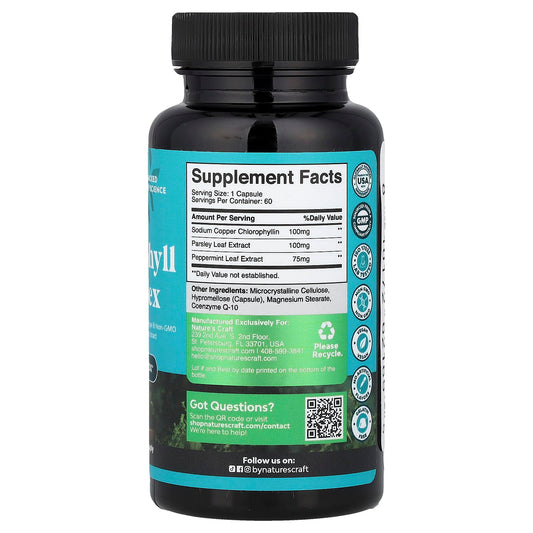 Nature's Craft, Chlorophyll Complex, 60 Capsules