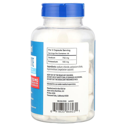 Vitassium Electrolyte 100 Vegan Capsules