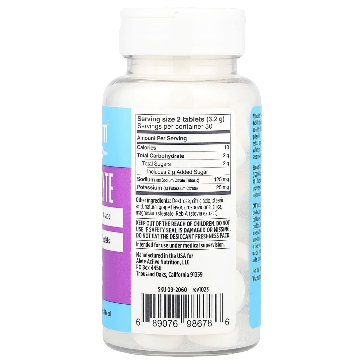 Vitassium Electrolyte FastChews 60 Chewable Tabs