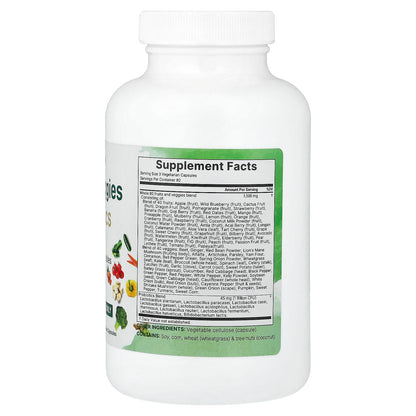 Micro Ingredients, Fruits + Veggies Probiotics, 240 Vegetarian Capsules