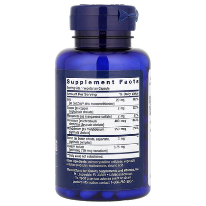 Life Extension Trace Minerals 90 Veg Caps