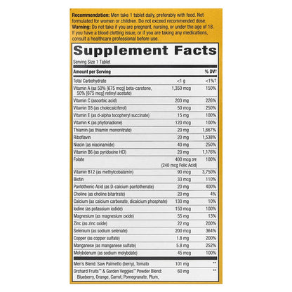 Nature's Way, Alive! Once Daily, Men's 50+ Multi-Vitamin, 60 Tablets