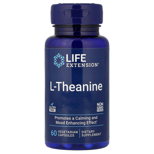 Life Extension, L-Theanine, 100 mg, 60 Vegetarian Capsules