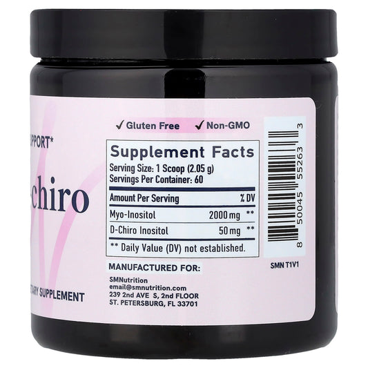 SMNutrition, Myo & D-Chiro Inositol, 4.34 oz (123 g)
