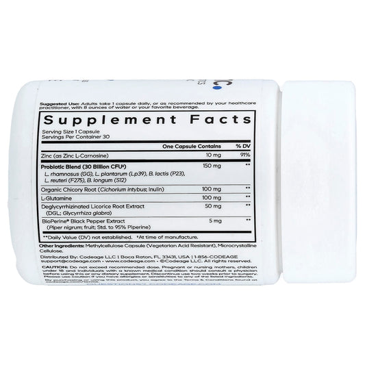 Codeage, Daily Synbiotic, 30 Veg Capsules