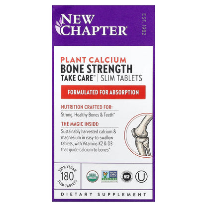 New Chapter, Bone Strength Take Care, 180 Vegetarian Slim Tablets