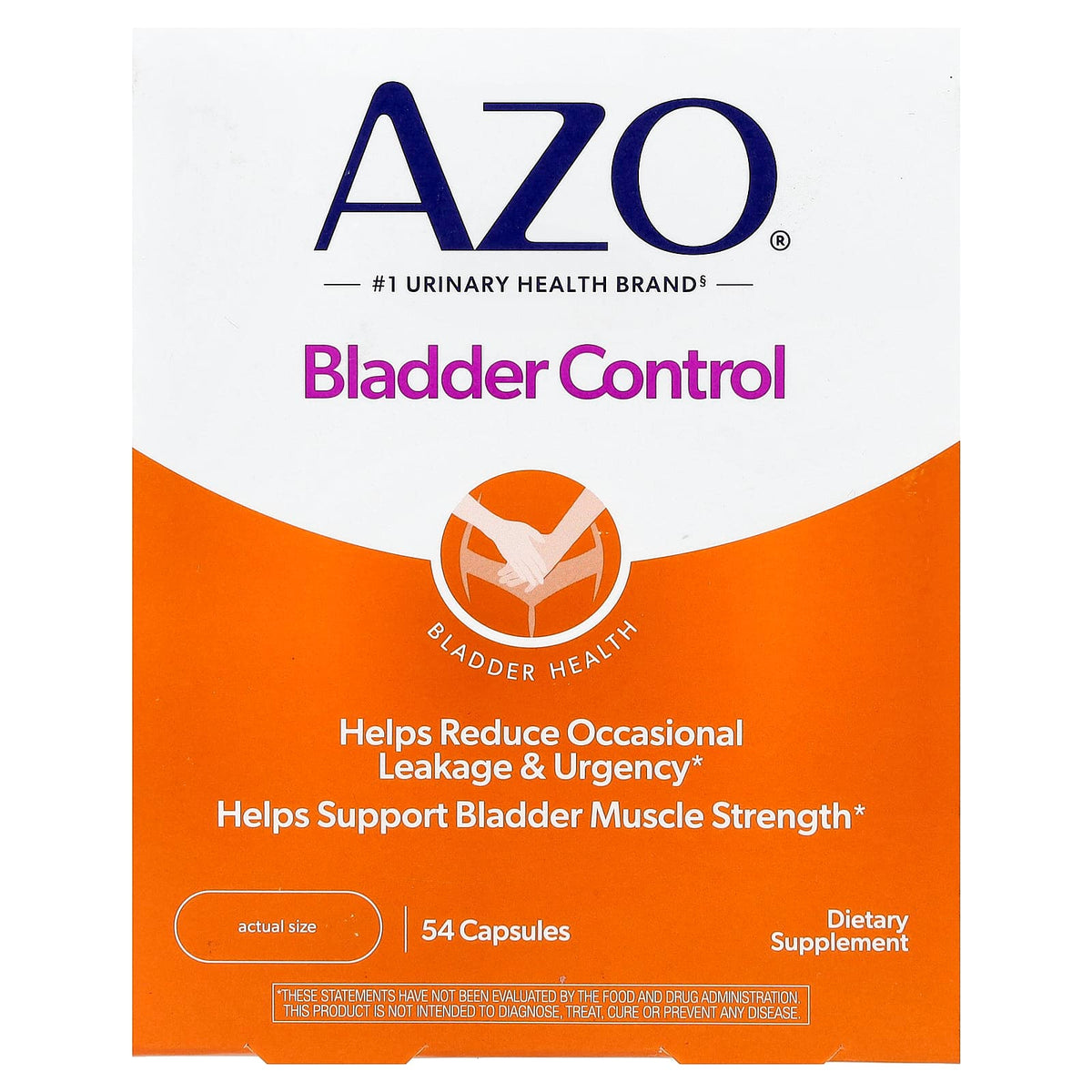 Azo, Bladder Control with Go-Less, 54 Capsules