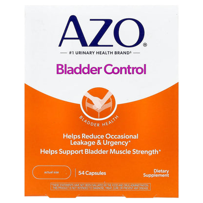 Azo, Bladder Control with Go-Less, 54 Capsules