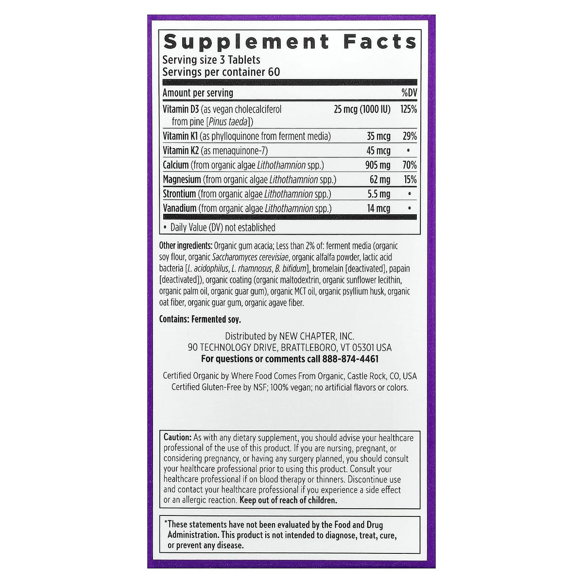 New Chapter, Bone Strength Take Care, 180 Vegetarian Slim Tablets