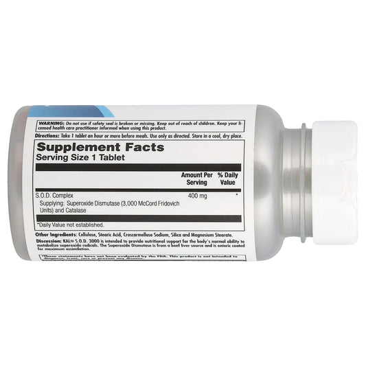 KAL, S.O.D. 3000, 400 mg, 100 Tablets