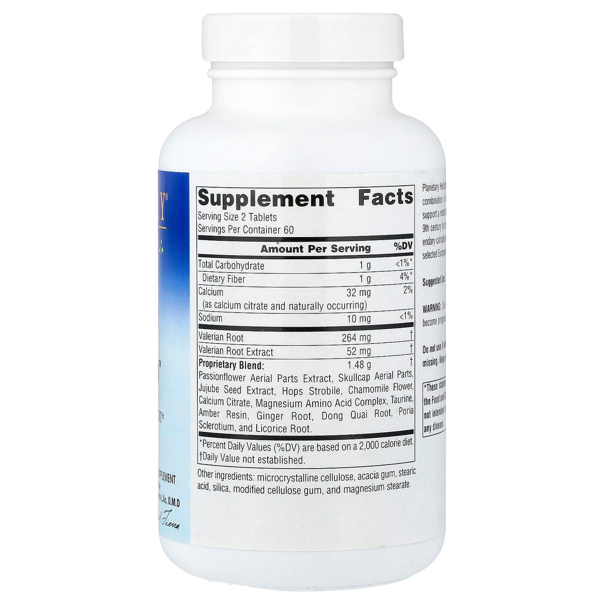 Planetary Herbals Valerian Easy Sleep 120 Tabs