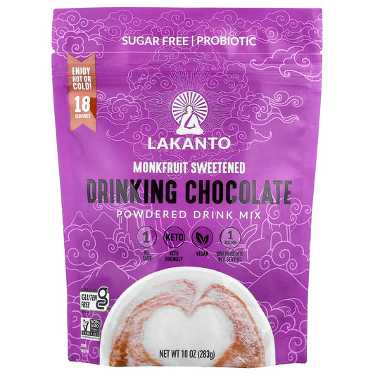 Lakanto, Drinking Chocolate, Powdered Drink Mix, 10 oz (283 g)