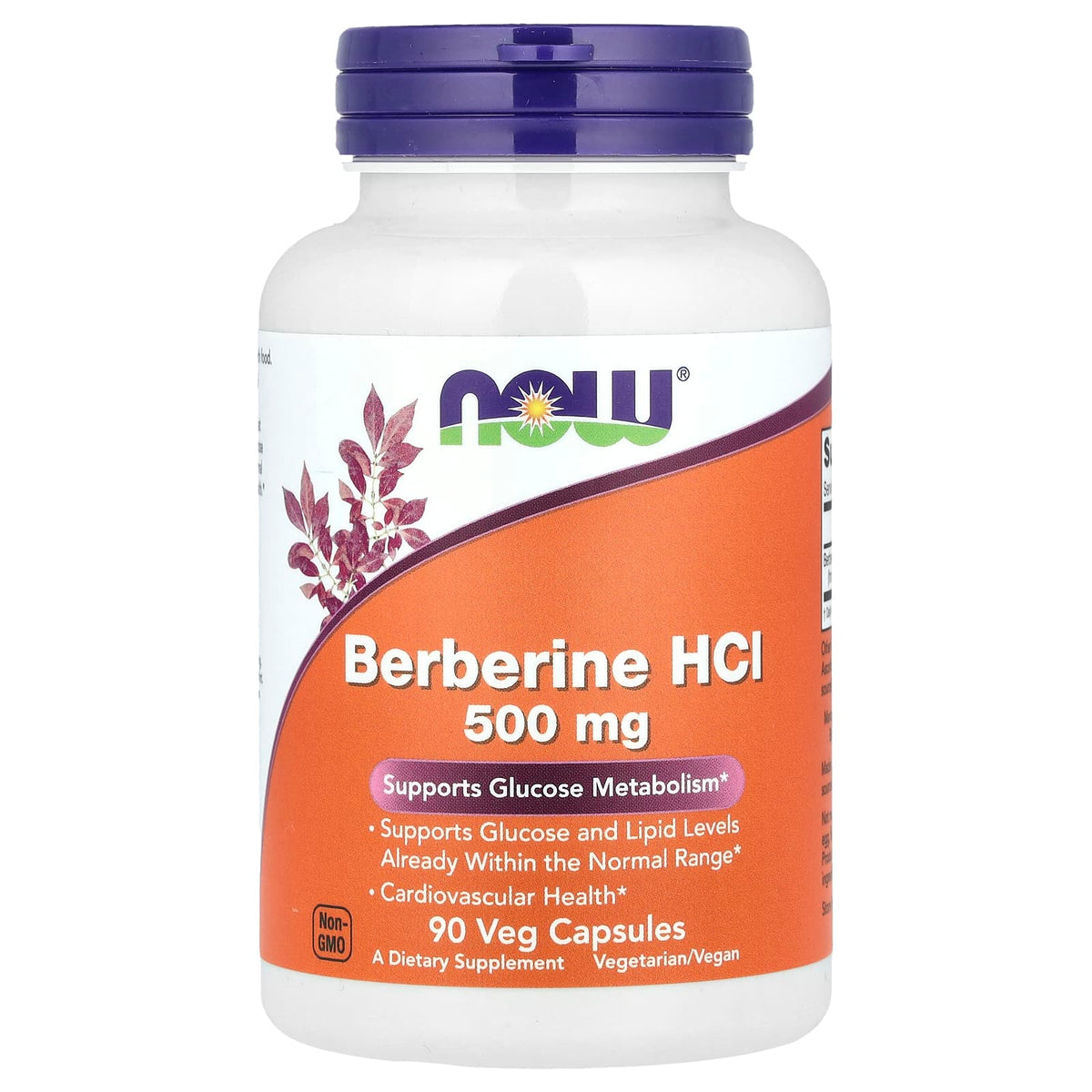 NOW Foods Berberine 500 mg 90 Veg Caps