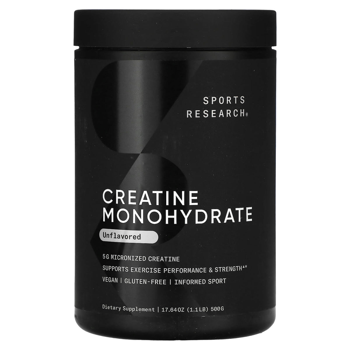 Sports Research Creatine Monohydrate 1.1 lb (500 g)