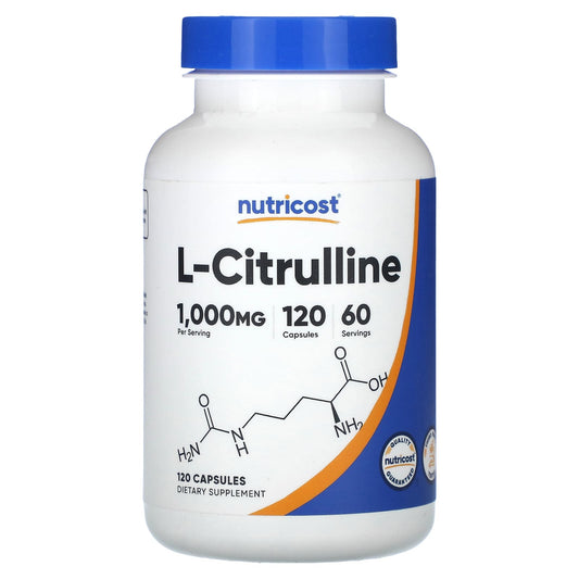 Nutricost L-Citrulline 500 mg per Capsule