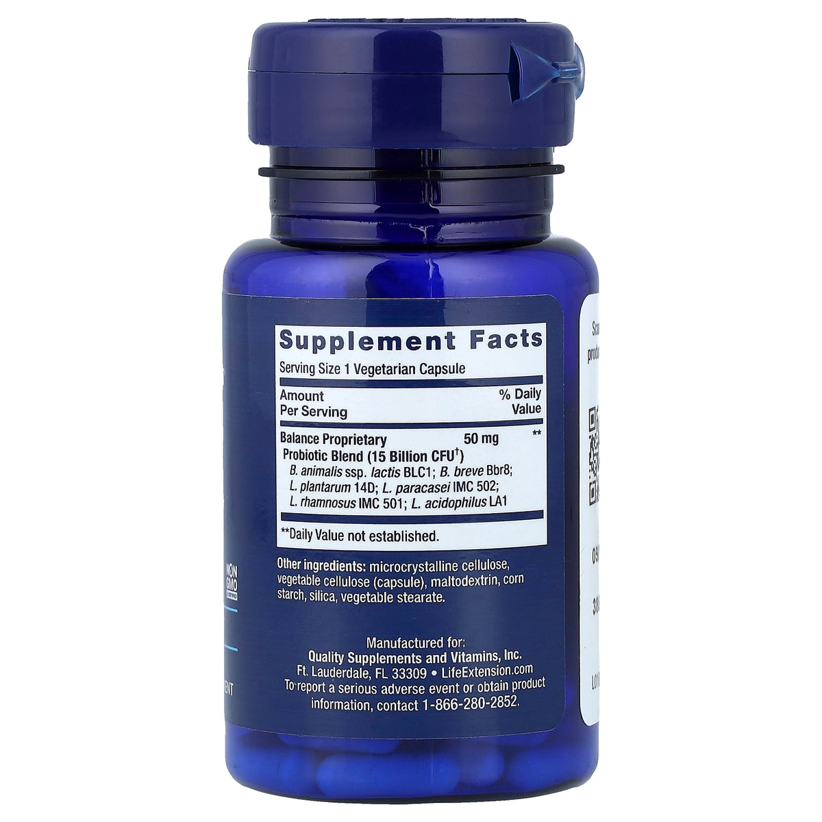 Life Extension Probiotics 30 Veg Caps