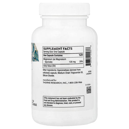 Thorne Magnesium Glycinate 120 mg 90 Caps