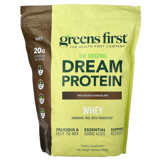 Greens First, Dream Protein™ Whey, Rich Dutch Chocolate, 28.04 oz (795 g)