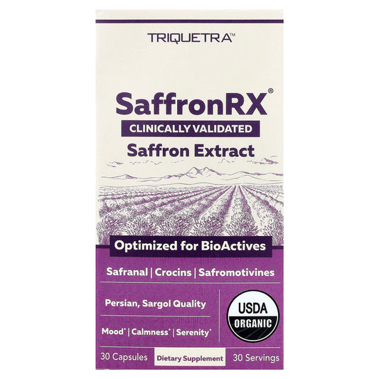 Triquetra Health, SaffronRX®, Saffron Extract, 30 Capsules