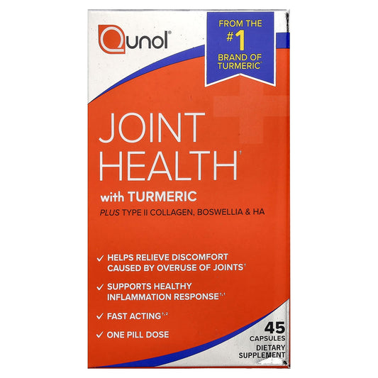 Qunol, Joint Health with Turmeric, 45 Capsules