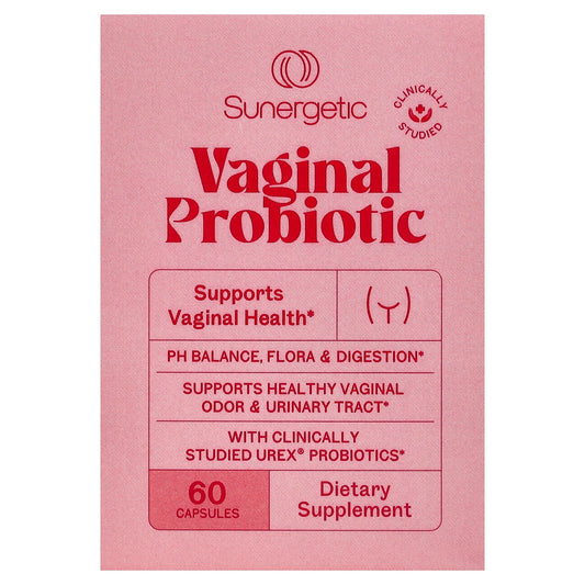 Sunergetic, Vaginal Probiotic, 60 Capsules