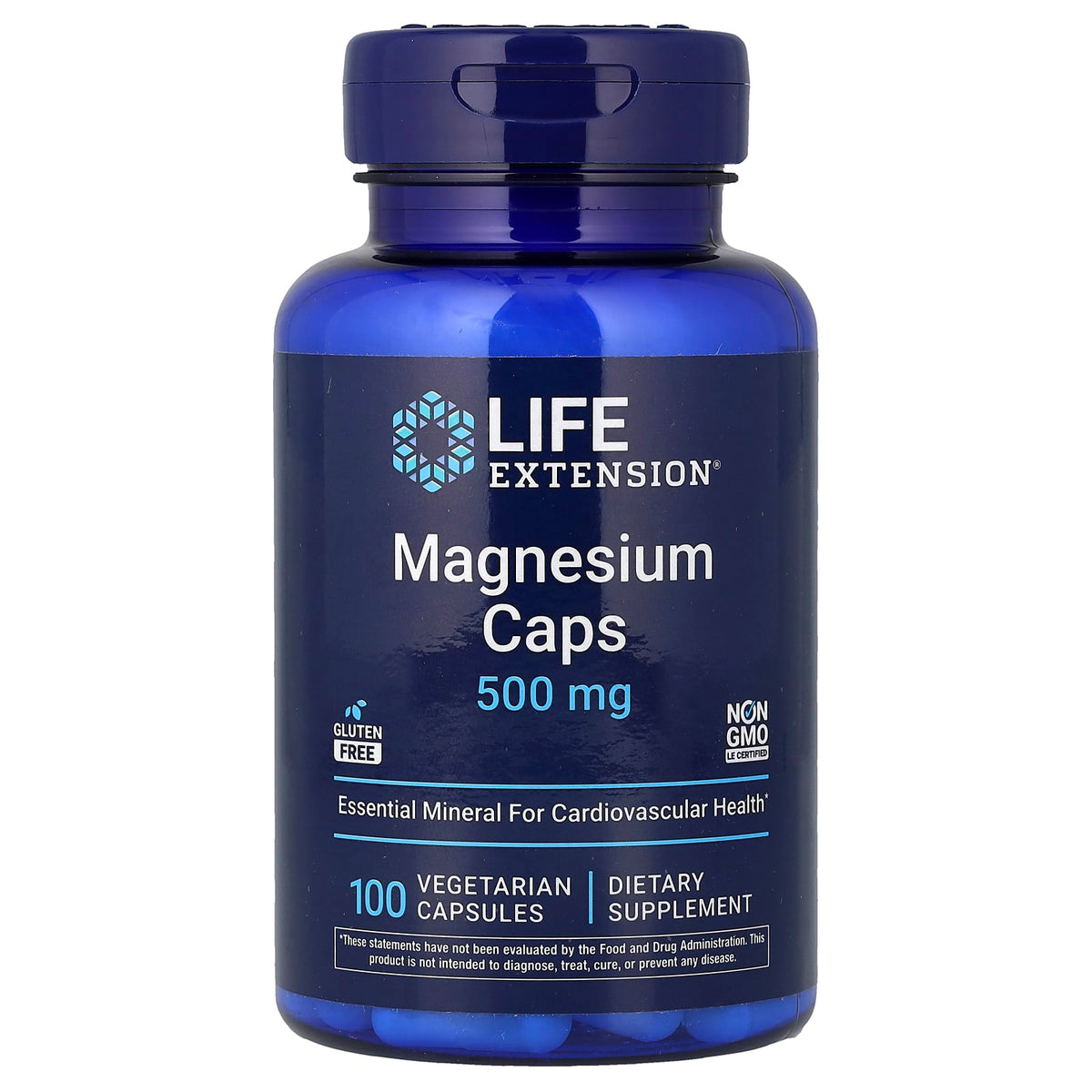 Life Extension Magnesium Caps 500 mg 100 Caps