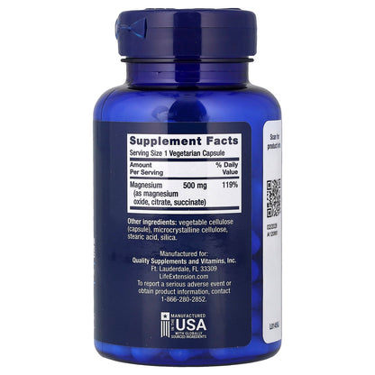 Life Extension Magnesium Caps 500 mg 100 Caps