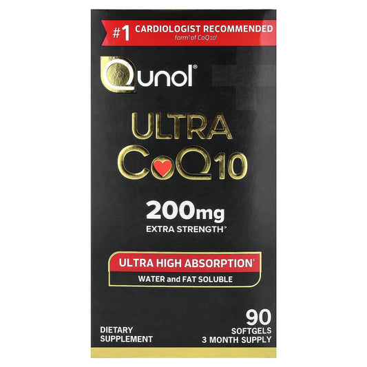 Qunol, Ultra CoQ10, 200 mg, 90 Capsules