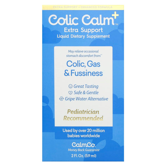 Colic Calm, Colic, Gas & Fussiness, Extra Support, 2 fl oz (59 ml)