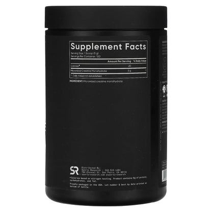 Sports Research Creatine Monohydrate 1.1 lb (500 g)