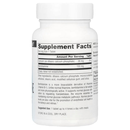 Source Naturals Benfotiamine 120 Tablets