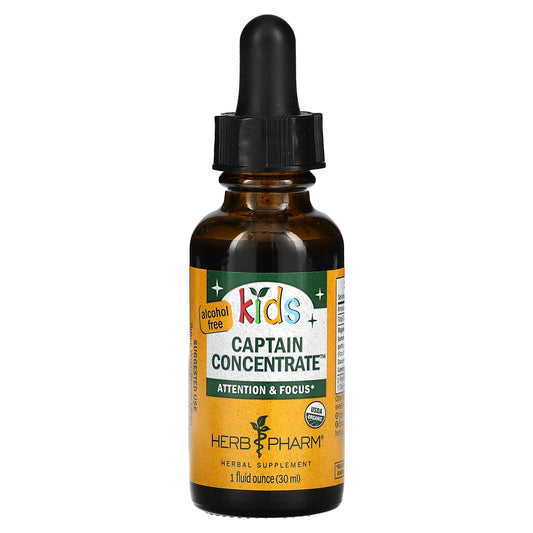 Herb Pharm, Kids', Captain Concentrate, Alcohol Free, 1 fl oz (30 ml)