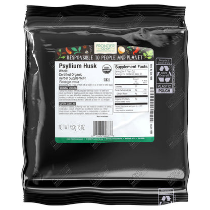 Frontier Co-op Psyllium Husk 453 g 16 oz Its High Mucilage