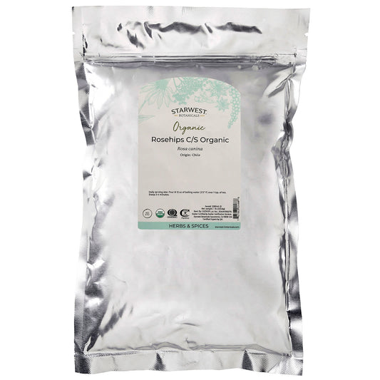 Starwest Botanicals, Organic Rosehips C/S, 1 lb (453.6 g)