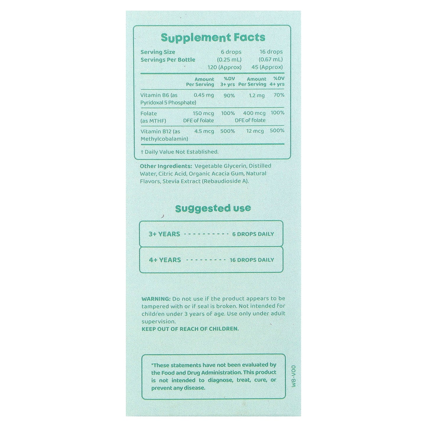 JoySpring, Methyl Bee, Methylated Vits for Kids, 30 ml (1 fl oz)